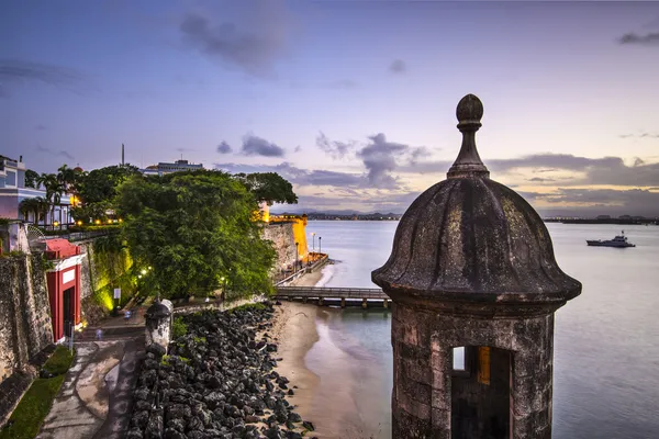 San Juan, Porto Rico côte — Photo