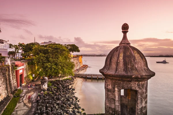 San juan, puerto rico wybrzeża — Zdjęcie stockowe