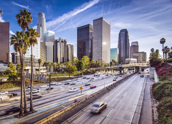 Центр міста Лос-Анджелес Ліцензійні Стокові Зображення
