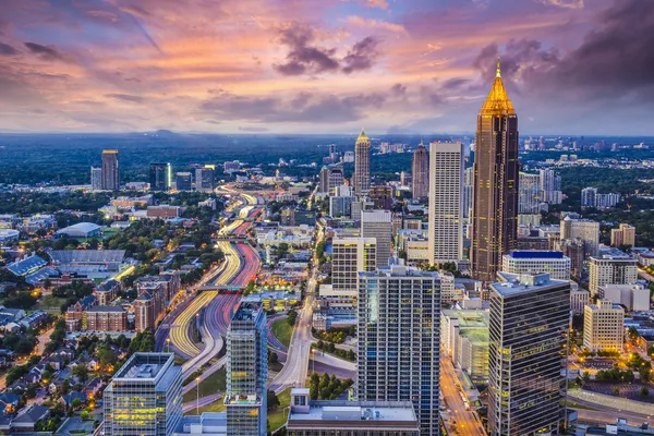 Skyline von Atlanta — Stockfoto