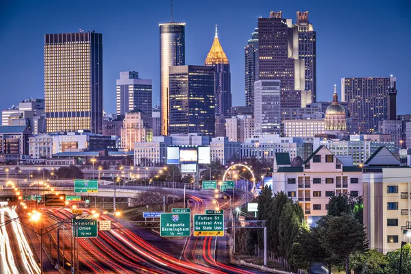 Atlanta, Géorgie skyline — Photo