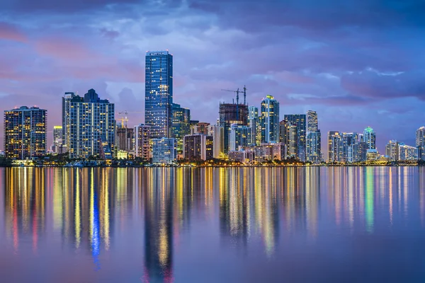 Miami Florida Skyline — Stockfoto