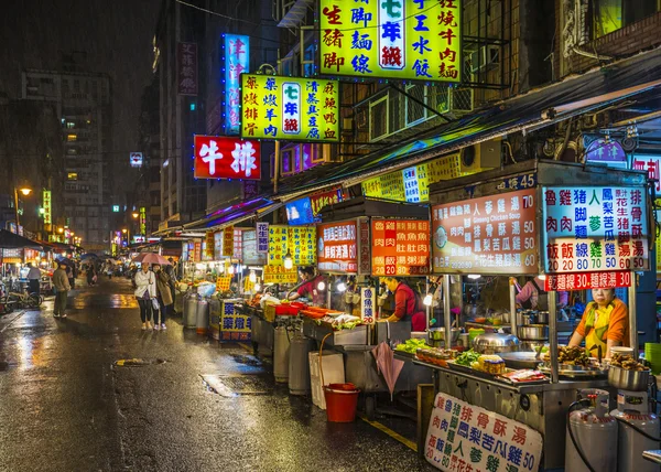 Mercado nocturno de taipei — Foto de Stock