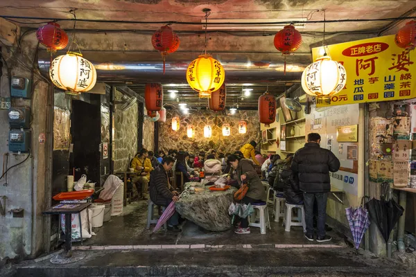 Mercado nocturno de taipei — Foto de Stock