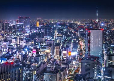 ginza içinde Tokyo cityscape
