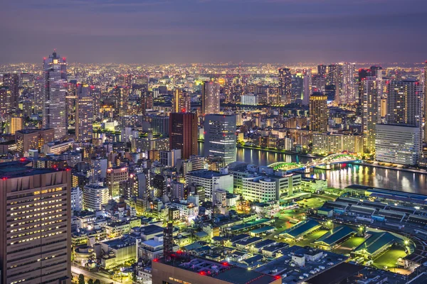 Paesaggio urbano di Tokyo — Foto Stock