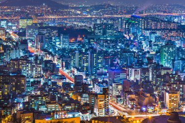 Seoul, Güney Kore cityscape