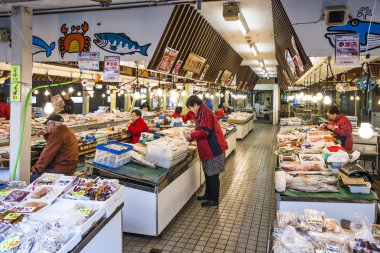 Hakodate, Japan Fish Market clipart