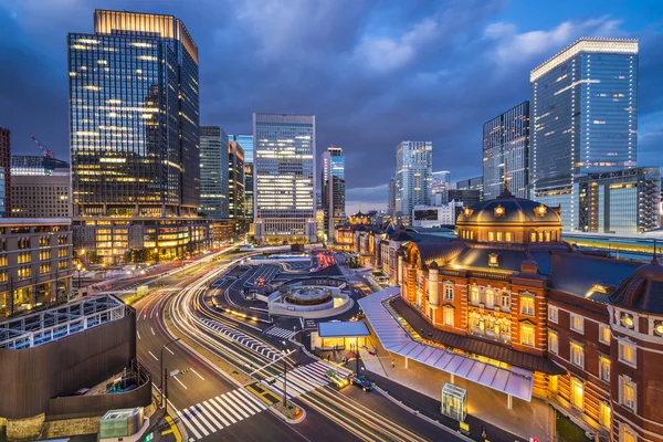 Marunouchi, Токио, Япония — стоковое фото