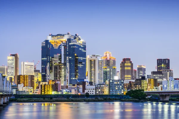 Osaka, Japón paisaje urbano — Foto de Stock