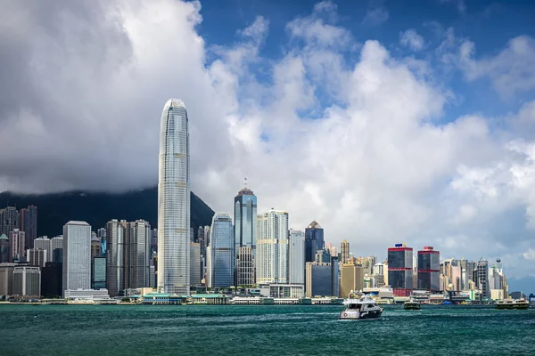 Horizonte de la ciudad de Hong kong china — Foto de Stock