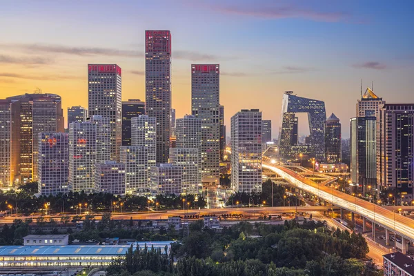 Beijing Financial District — Stock Photo, Image