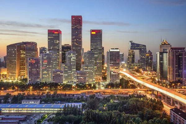 Distrito financiero de Beijing — Foto de Stock