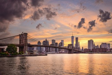 New York şehrinin silüeti
