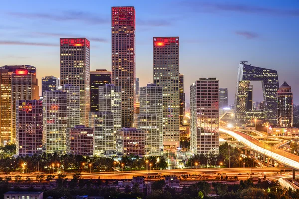 Finanzbezirk Peking — Stockfoto