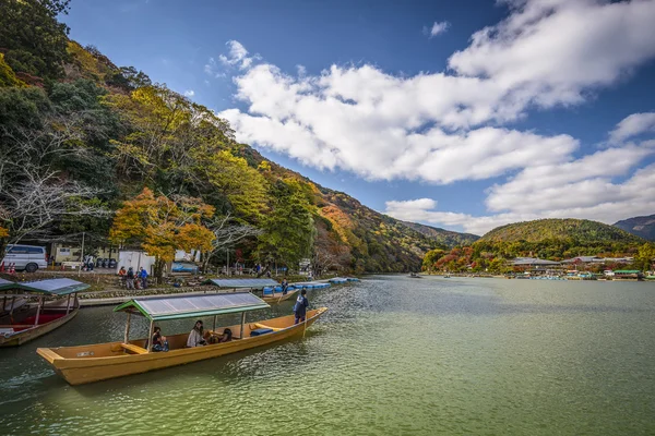 Kyoto, japanischer Fluss — Stockfoto