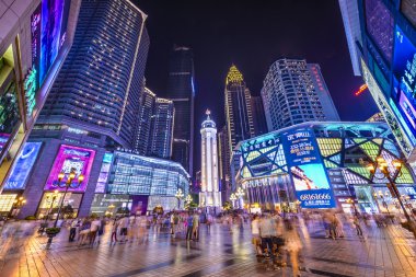 Chongqing, Çin Şehir Meydanı