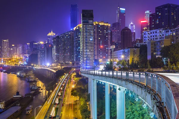 Chongqing, paisaje urbano de China —  Fotos de Stock