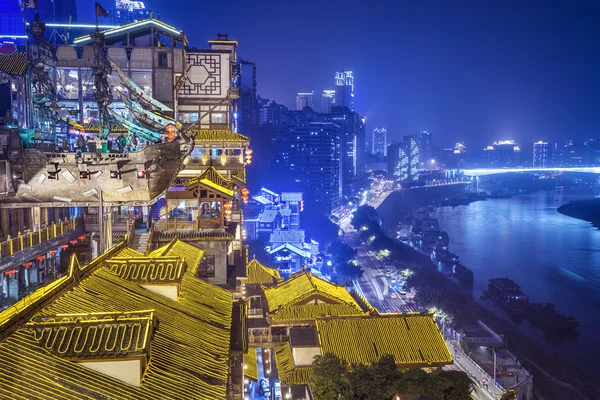 Chongqing på hongyadong — Stockfoto