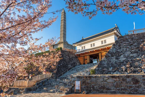 Kofu Japan Vid Maizuru Slott Park Historiska Port Och Monument — Stockfoto