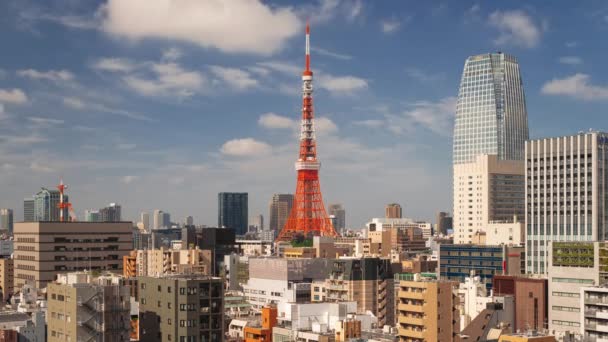 Tokyo Japon Paysage Urbain Tour Quartier Affaires Toranomon — Video