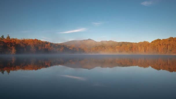 Гора Дідусь Північна Кароліна Сша Восени — стокове відео