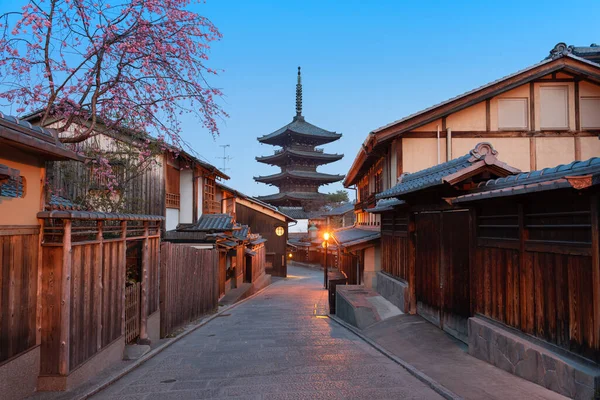 Kyoto Japonia Străzi Primăvară Districtul Higashiyama — Fotografie, imagine de stoc