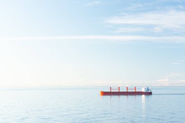 Baltık Denizi 'nde bir tekne.