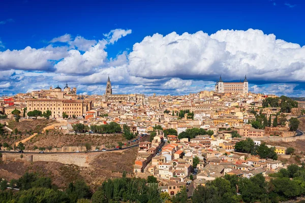 Toledo Spanje Old Town Dawn — Stockfoto