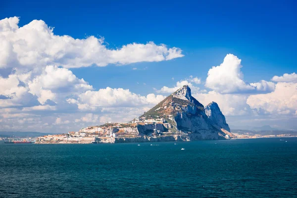 Rock Gibraltar Territorio Britannico Oltremare Situato All Estremità Meridionale Della — Foto Stock