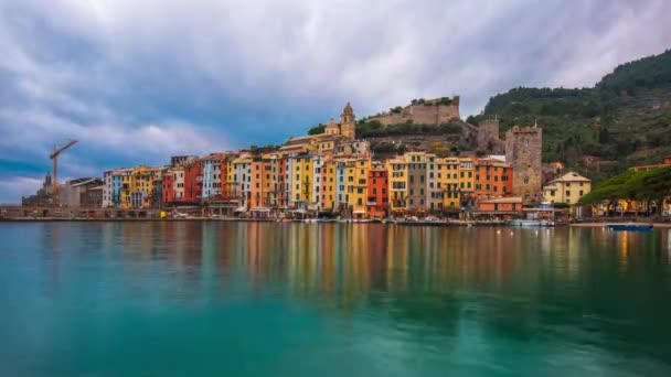 Porto Venere Spezia Italië Aan Middellandse Zee — Stockvideo