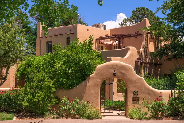 Albuquerque Nieuwe Mexico Juni 2019 Het Historische Unm University House — Stockfoto