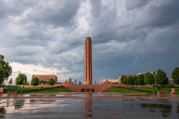 Kansas City Missouri August 2018 National World War Museum Memorial — Stock Photo, Image