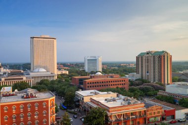 Tallahassee, Florida, ABD Öğleden sonra şehir merkezi silueti.