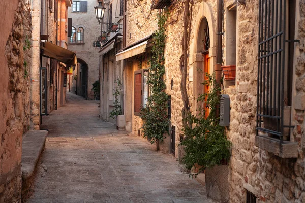 City San Marino Republic San Marino Narrow Medieval Alleyways — стокове фото