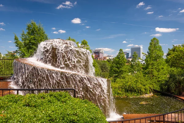 Columbia Carolina Del Sud Usa Alla Finlay Park Fountain — Foto Stock