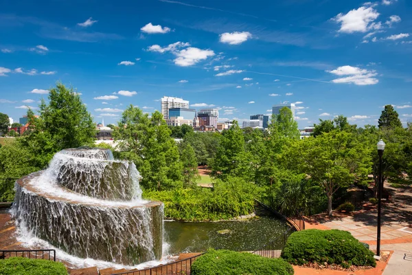 Columbia Carolina Del Sur Finlay Park Fountain — Foto de Stock