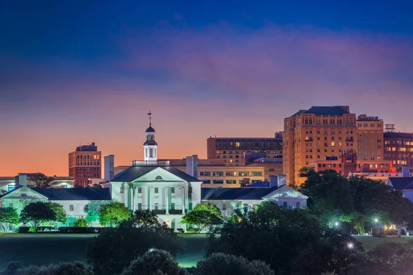 Richmond Virginia Abd Şehir Merkezi Alacakaranlıkta Tarihi Mimari — Stok fotoğraf