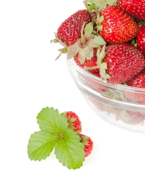 Arka plan bir s ile bir yemek üzerinde bir levha ile çilek Berry — Stok fotoğraf