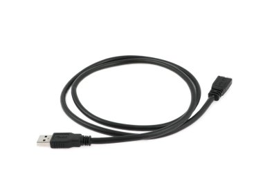 USB kablosu beyazda izole edildi