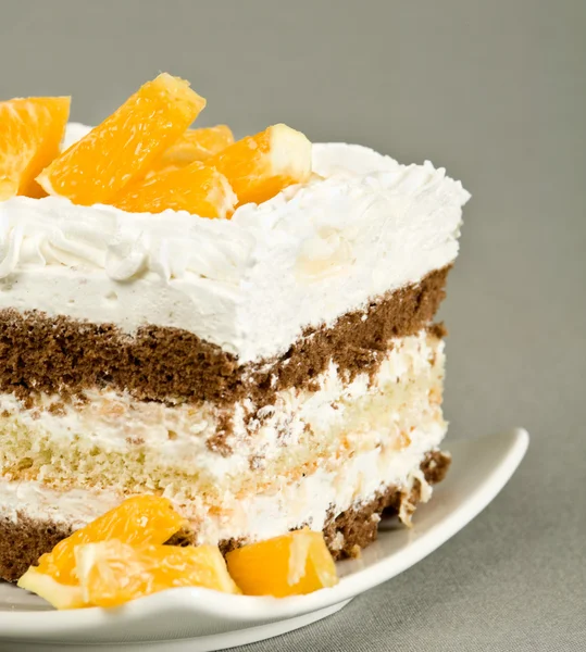 Biscuitine κέικ με πορτοκάλια — Φωτογραφία Αρχείου