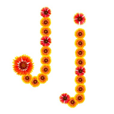 bir alfabe sarıdan İngilizce