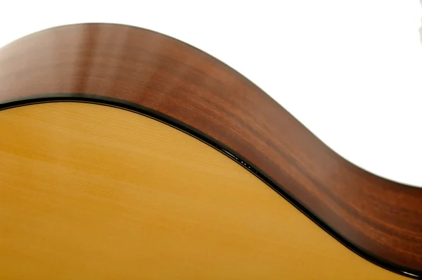 Detalhe do corpo de violão — Fotografia de Stock