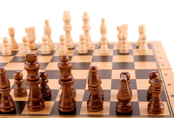 Chess pieces on the board — Stock Photo, Image