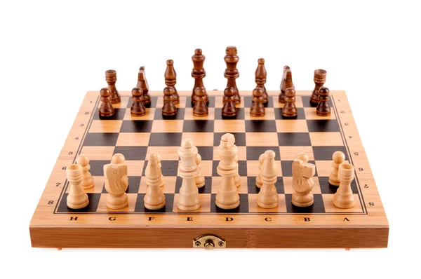 Chess pieces on the board — Stock Photo, Image