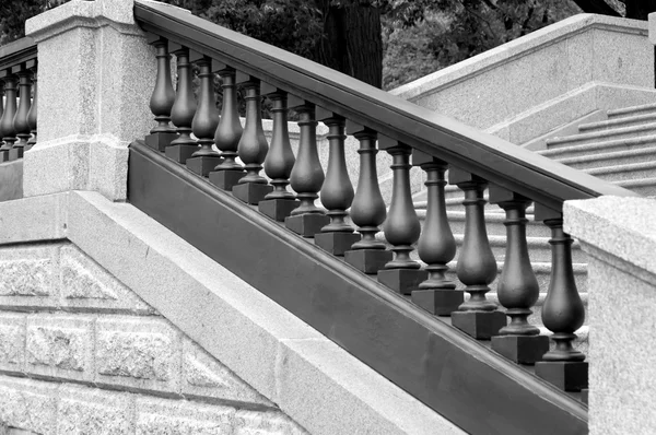 Balustrad monokrom — Stockfoto