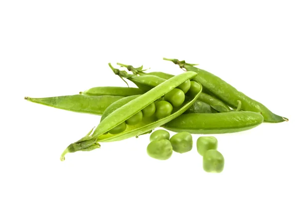 A pea green in a pod — Stock Photo, Image