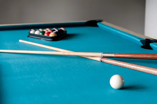 Two cue and balls — Stock Fotó