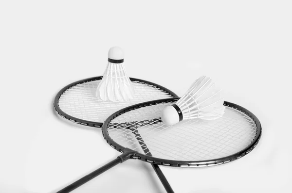 Racketar för badminton — Stockfoto