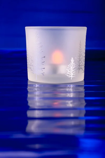 Christmas candle — Stock Photo, Image